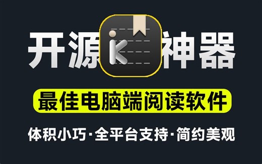 最佳PC端电子书免费阅读工具，支持多格式阅读，添加笔记、划词翻译等，界面美观！支持多平台_哔哩哔哩_bilibili