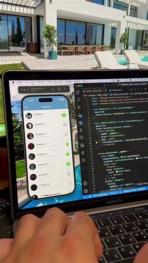 Telegram UI Design in React Native 🔥 | Chat App UI by RealRahul #shorts