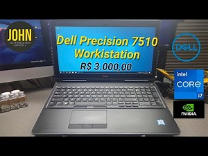 Review conheça Notebook Workstation Dell Precision 7510 💻 Intel i7 - 16GB ssd 1TR. 😱 09/11/2022