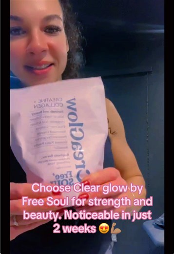 Choose Clear Glow by Free Soul for strength and beauty. Noticeable difference in just two weeks. Just 12grams per day gives you everything you need for clear glowing skin and strength in the gym. Buy via the link and start the year strong and glowing 🌟 #olaybodyglow #collagencream #colgatemaxwhitepurpleserum #proteindrink #glowingskincare