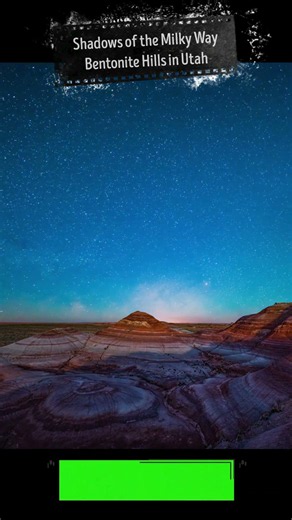 Bentonite Hills Milky Way #milkyway #night #nightscape