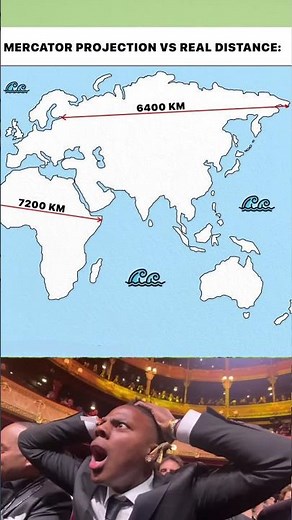 Mercator Projection Explained 🗺️ | World Map Reality vs Illusion