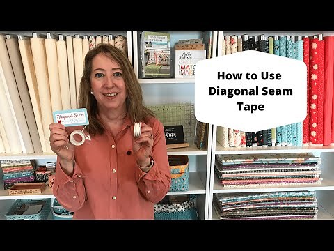 How to Use Diagonal Seam Tape