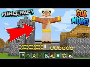 God Mode With Super Powers Addon For Minecraft Pe