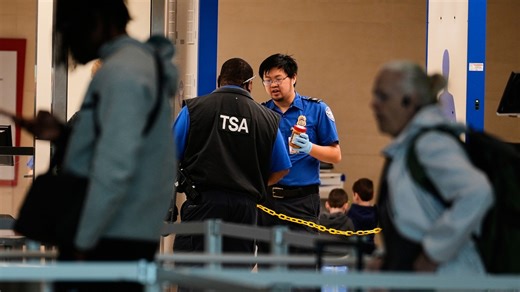 TSA says nearly 10% of its officers called out sick Tuesday