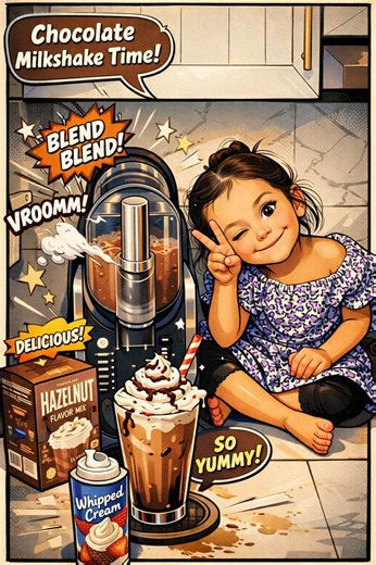 Quick and Easy Chocolate Milkshake Recipe for Kids