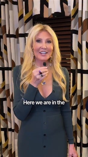 Kathy Prounis 🦋 on Instagram: "Step inside the futuristic Zoom Room by Pavani Design a fully acoustically treated space that redefines the modern home office. With upholstered ceilings, Scalamandré fabrics, and warm 70s-inspired tones, designer Randall Pavani transforms a workspace into a studio-ready environment. A custom walnut podcast backdrop and cinematic lighting make every call look iconic proof that with the right design, your home is your studio. #PavaniDesign #Scalamandre #KipsBayDeco