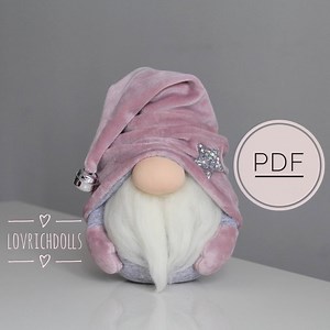 Gnome Sewing Pattern,patterns Gonk Pdf, Instructions Pdf - Etsy