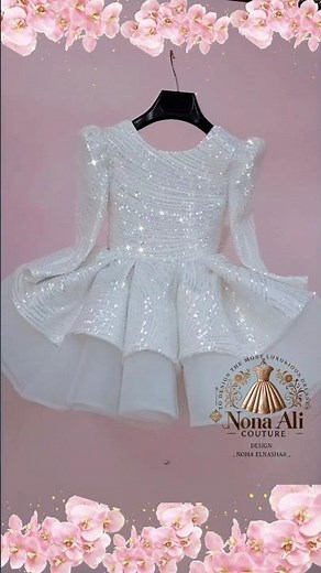 The Perfect White Princess Dress for Little Girls | Luxury Handmade Kids Fashion ✨👑#shorts