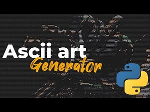 Making ASCII art with Python!
