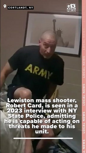 Lewiston mass shooter, Robert Card, admitting he's capable of acting on threats in 2023 interview