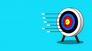 Target Arrow Animations Shoot Target Arrows Stock Footage Video (100% Royalty-free) 3485555635 | Shutterstock