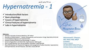 Introduction to Hypernatremia – Causes, Clinical Features, & Lab Findings