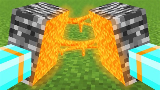 You can open blocks and uncover secrets in Minecraft