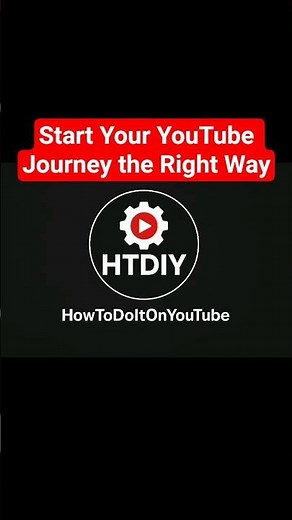 Welcome to HowToDoItOnYouTube (HTDIY) — Learn YouTube the Right Way