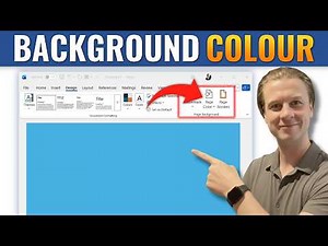 How to Change Background Colour in Word