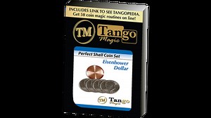 Perfect Shell Coin Set by Tango Magic (Eisenhower Dollar)