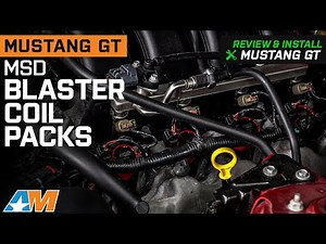 2005-2008 Mustang GT MSD Blaster Coil Packs; Red Review & Install