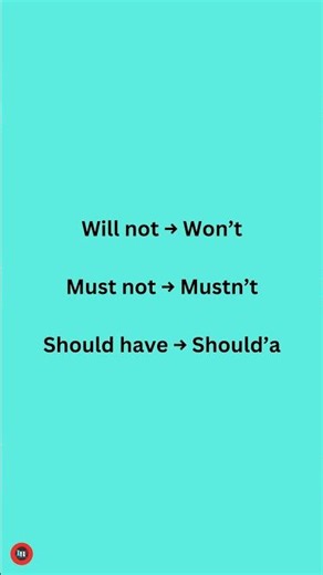 Contracted Form of Words | English You Need Daily | Level Up Your English! #languagehaven #viral