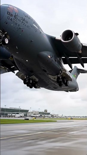 "US Army's Massive Cargo Plane Takes Off in Ultra HD Glory
