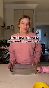 5.2M views · 84K reactions | I love 5 minute one dish dinner preps! I hope this can help you get dinner on the table for you and your family 﫶 #dinner #recipe #dinnerrecipe #cooking #onedish #quickdinner #familydinner #orzo #dumpandbake | Brooke AKA Meals and Munchies | Facebook