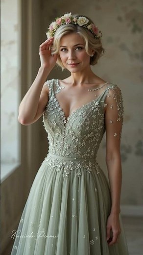 Sage Elegance | 1 Color, 7 Stunning Dresses for the Mother of the Bride 💚#gracefulfashion #wedding