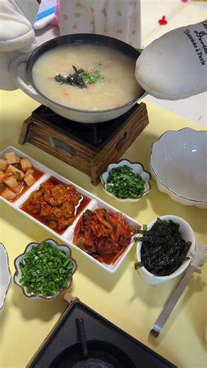 Cháo bào ngư #cuocsonghanquoc | cháo hàn quốc