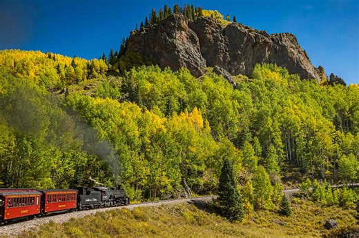 This Historic Steam Train Through the Rockies Has Some of the Best Foliage Views in the U.S.—and It's the Longest and Highest Steam Railroad in America