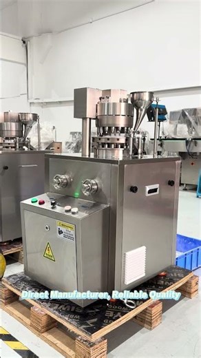 Tablet Press Quality Control - Every Machine Tested Before Delivery #tabletpress #pharmamachinery