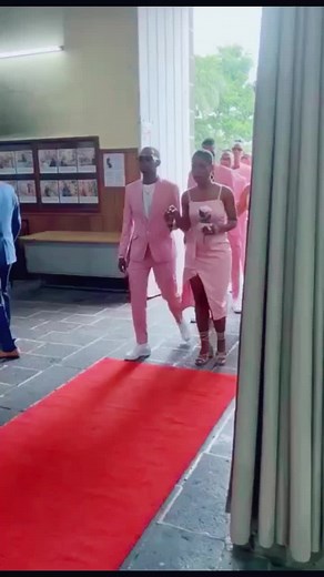 Bridesmaid and Groomsmen Church Entrance: Wedding Ceremony Highlights