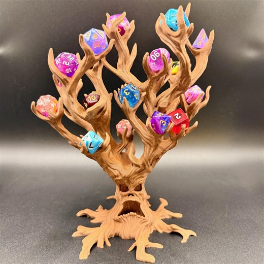 Dice Tree Holder: Tabletop RPG Organizer, Cosplay Accessory - Etsy