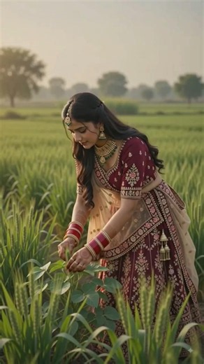 सास ने बहू को खेत में भेजा 😲