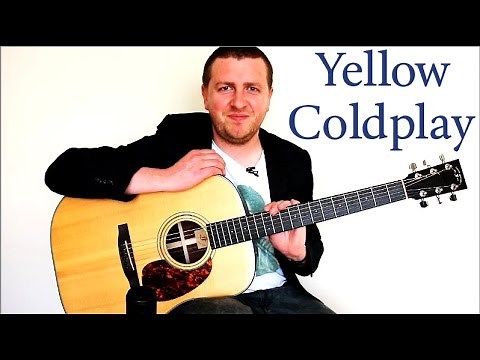 Yellow - Guitar Lesson - Coldplay - 100% Accurate - Chords + Rhythm