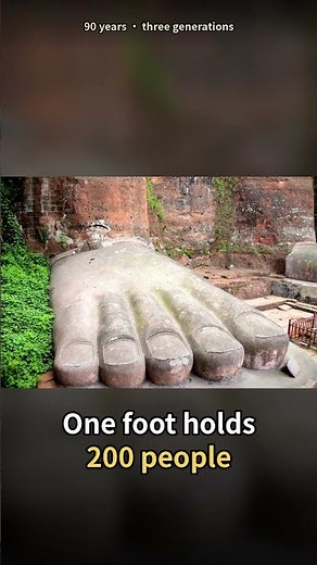 A monk carved out his own eyes to build this | Leshan Giant Buddha