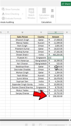 ✅ Formula Not Working Fix in Excel #shorts #excel #exceltricks