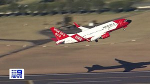 5.2K views · 121 reactions | Australia now has in place the largest fleet of aerial bushfire fighting aircraft in its history - ahead of what's expected to be a tough season. That includes a 737 large air tanker now on duty to fight fires anywhere in the country. #9News | WATCH LIVE 6pm | 9 News Sydney | Facebook