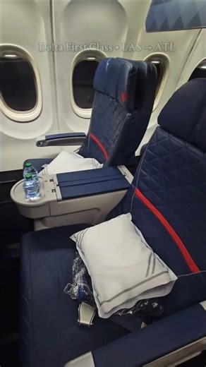 Delta First Class ✈️ Las Vegas to Atlanta