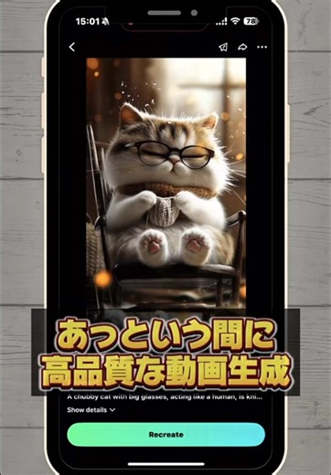 アイデア表現出来るといいな😸#ai初心者 #ai活用術 #動物 #ペット #自宅でできる