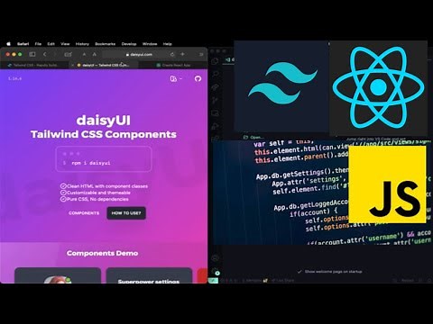 How to setup Tailwind CSS and Daisy UI in a React App