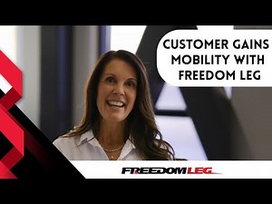 Customer gains mobility with the Freedom Leg (Hands-free-crutch) after ankle surgery