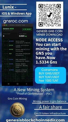 Genesis Blockchain Start Crypto Mining