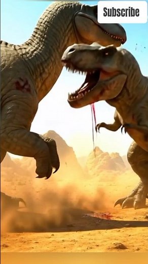 Brontosaurus vs T-Rex #shorts #dinosaurs #ancient times #ancient creatures #jurassicworld #dinosaur