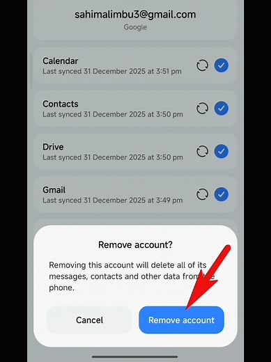 How to Delete Gmail Account from Android Phone #foryou #viral_video #gmailaccount #whatsappstatusvideo
