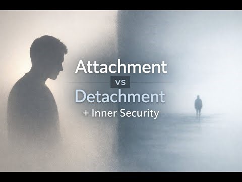 Attachment, Detachment & Inner Security | Explained Deeply.