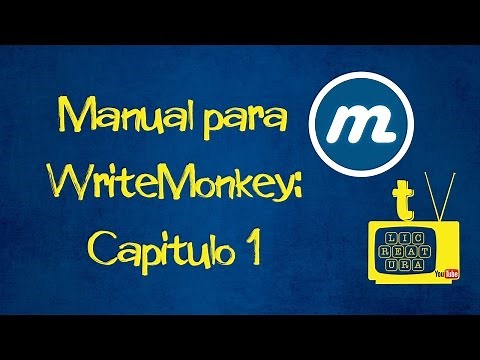 Guía para WriteMonkey: Capítulo 1