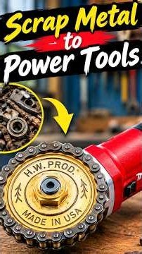 Scrap Metal to Power Tool! 🔥 DIY Homemade Tool | Part 1 #handtools #toolcollector