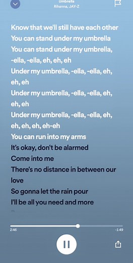 Rihanna Umbrella Lyrics Nightcore Music Video
