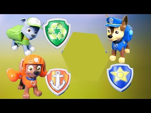 Exploring the Paw Patrol Chase and Rocky and Zuma Action Pup Set
