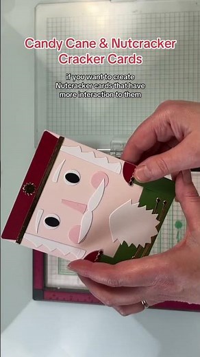 Candy cane & Nutcracker Christmas cards using Two New collections from Hero Arts