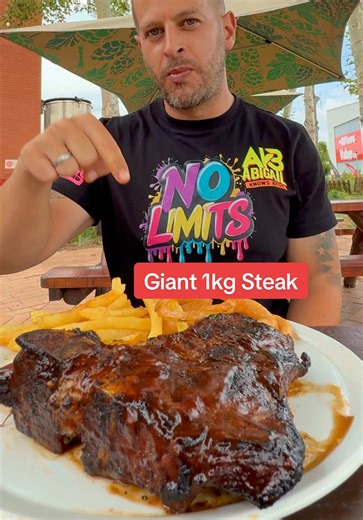 Indulge in the Giant 1kg T-Bone Steak Experience
